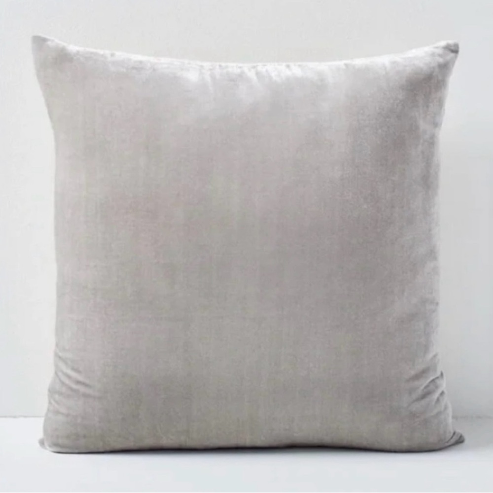 West elm velvet linen cotton throw pillows